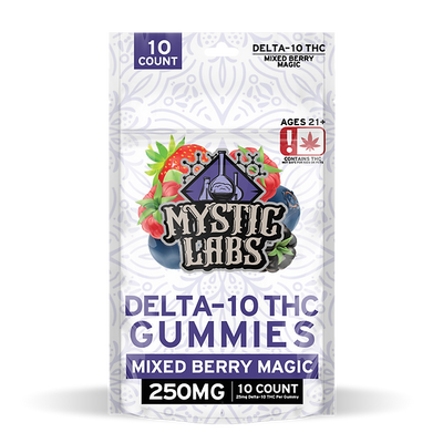 Mystic Labs 𝚫10 Gummies (25mg)