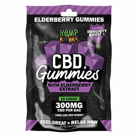 Image of Hemp Bombs CBD Elderberry Gummies