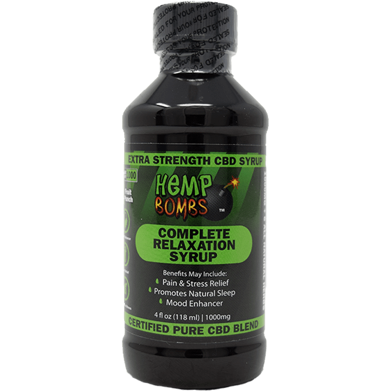 Hemp Bombs CBD Relaxtion Syrup