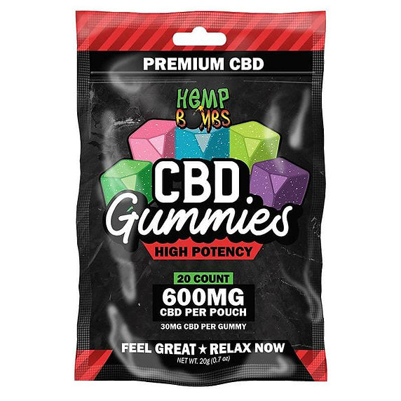 Hemp Bombs  CBD Gummies – High Potency 30 MG CBD